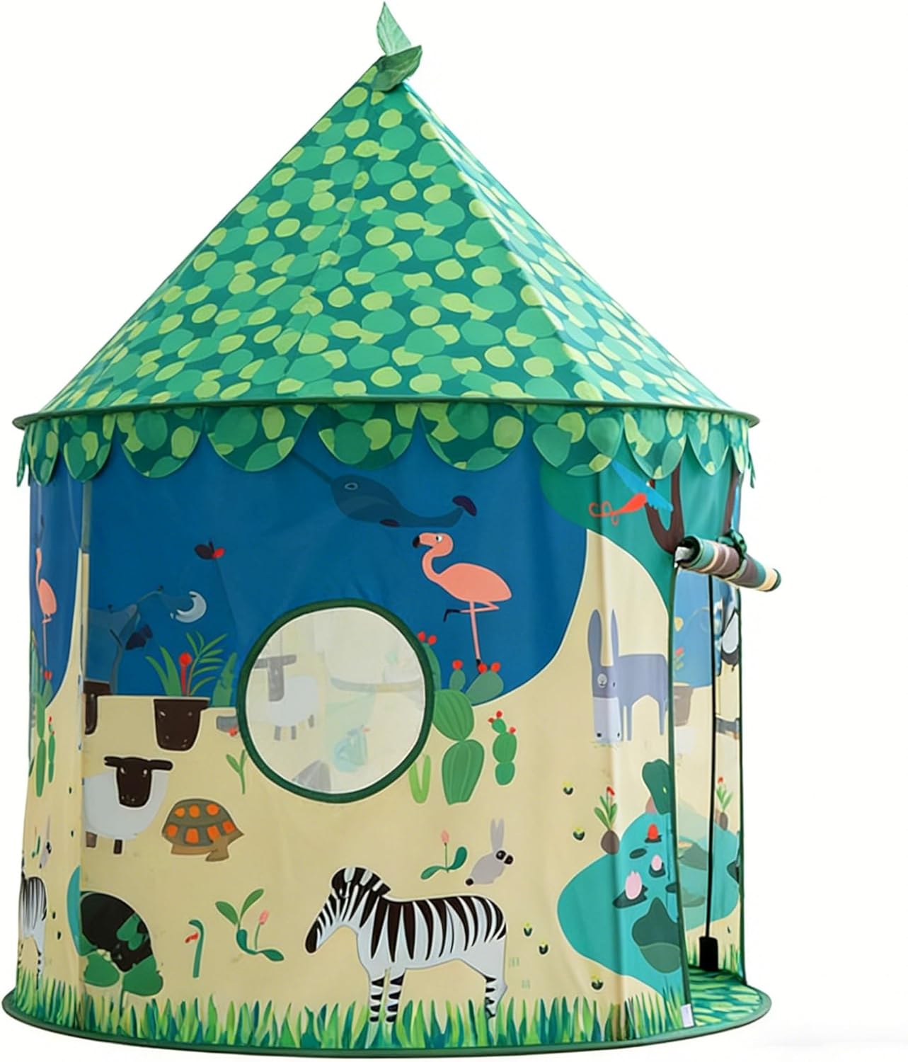 Kids Play Tent, Pop Up Tent for Kids for Indoor and Outdoor Fun, Toy for Girls, Playhouse, Unique Yurt Design