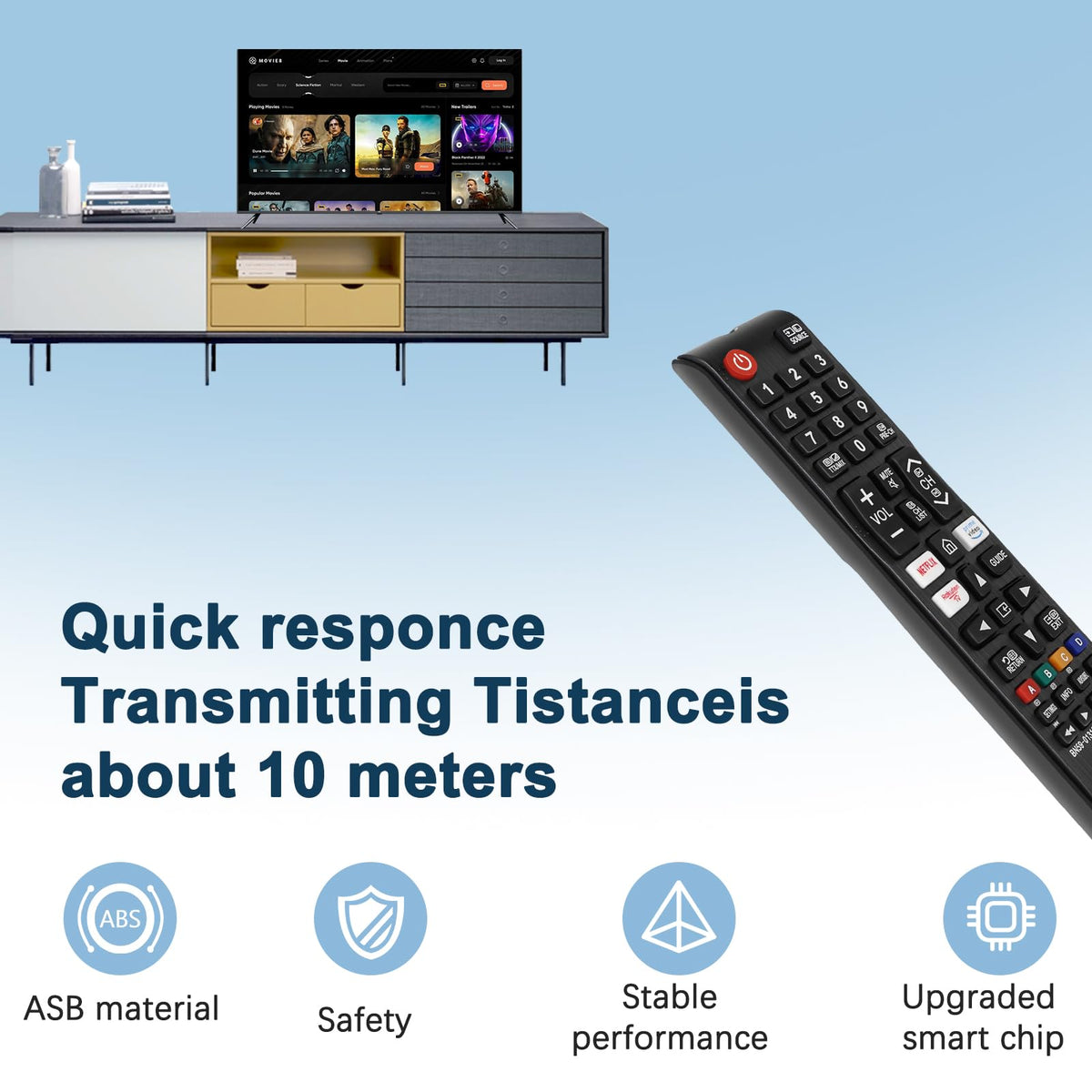 Universal Remote for LG TV Remote Control (All Models) Compatible with All L G LED OLED LCD UHD HDTV HDR Webos 4K 8K Smart TV with Netflix,Video,L G Channels Button,Disney Plus