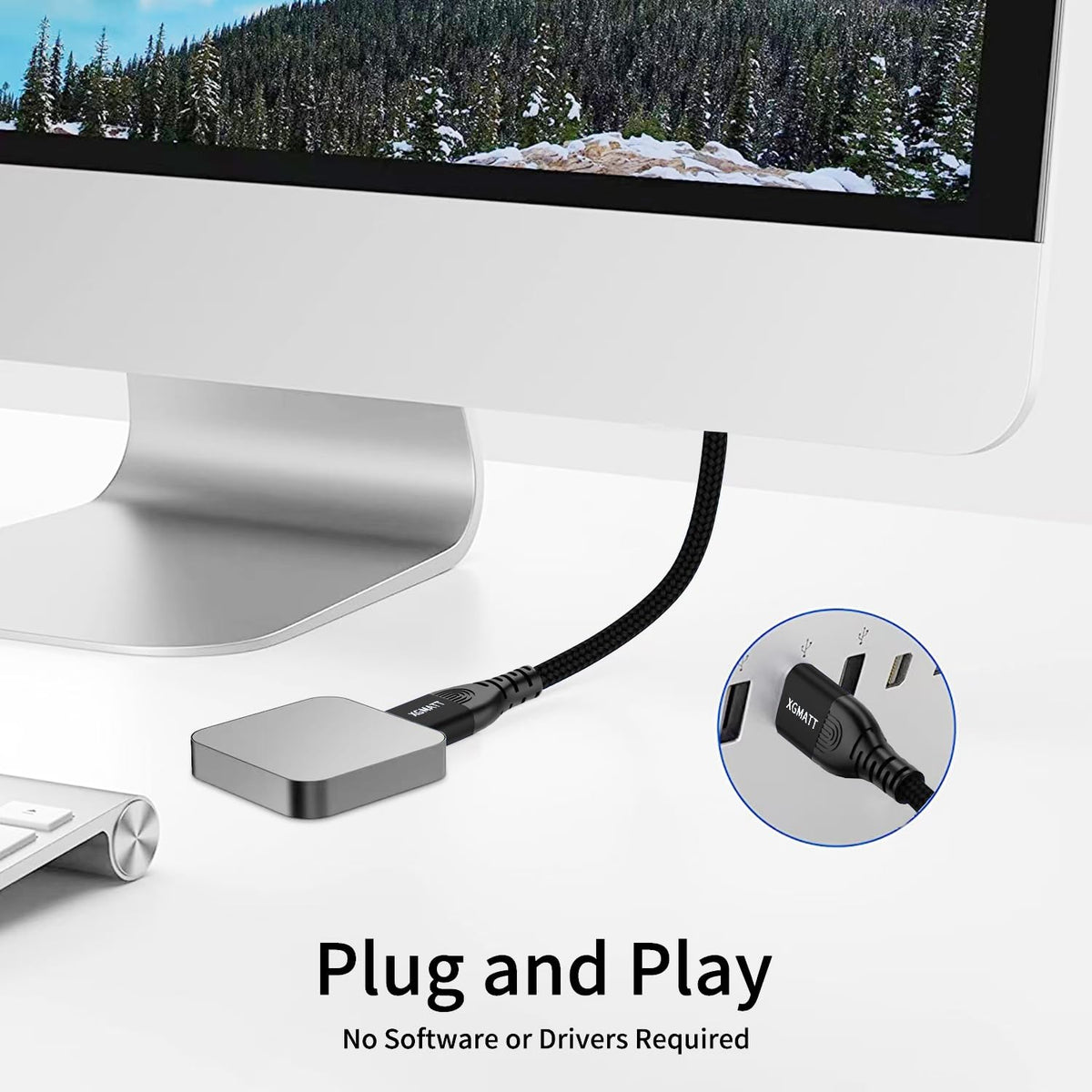 USB 3.0 Cable 1M,5Gbps High Speed Transfer USB Type A Male to Male Lead