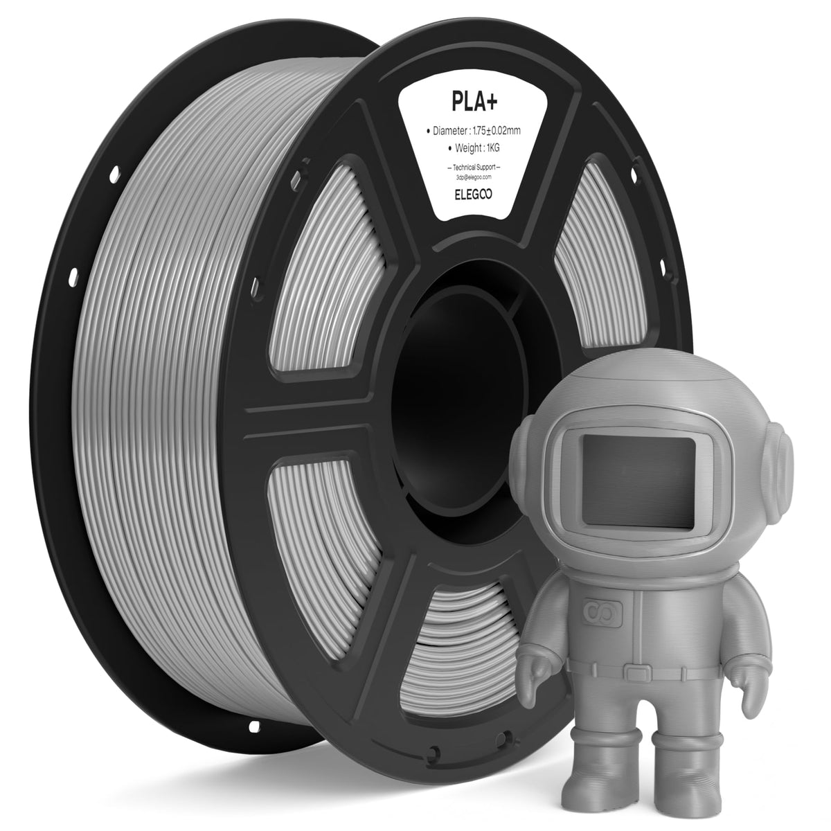 ELEGOO PLA+ 3D Printer Filament 1.75mm Pink 1KG