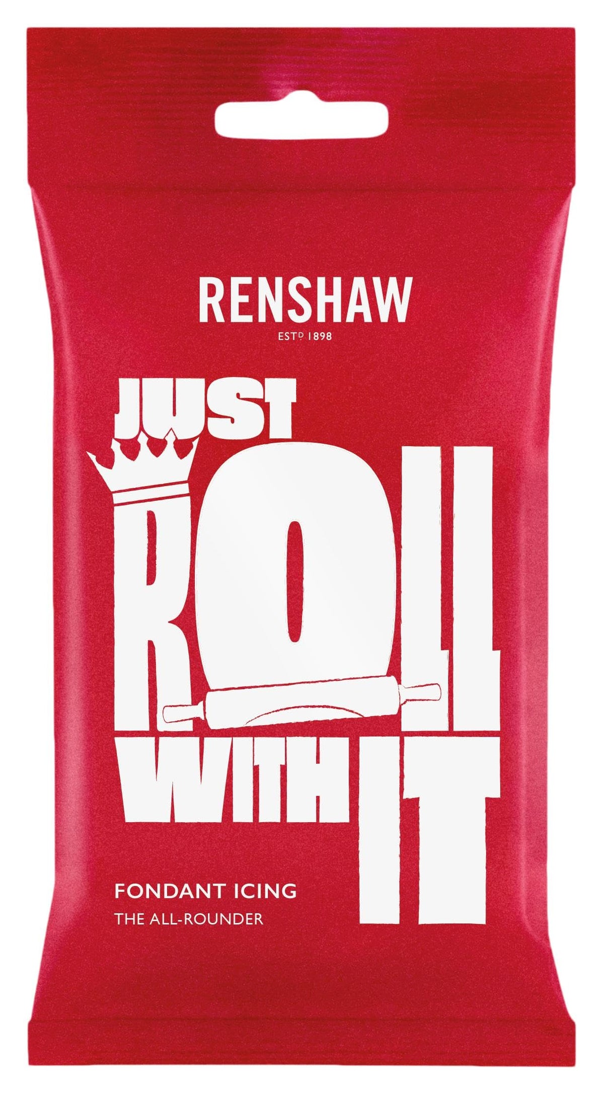 Renshaw White Ready to Roll Fondant Icing, 500 g (Pack of 1)