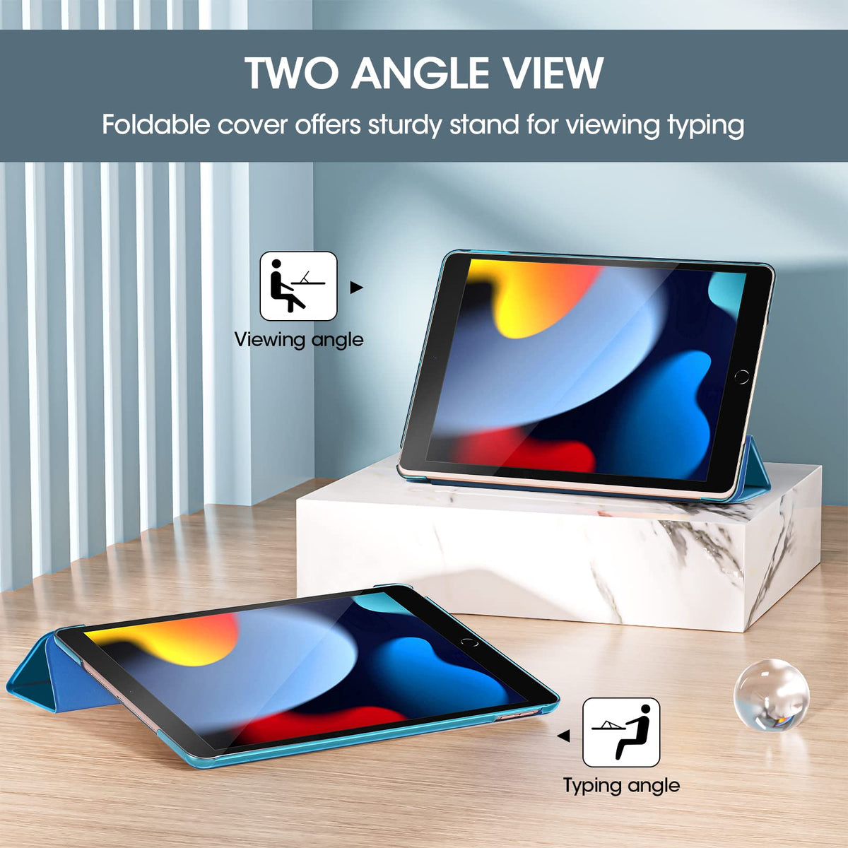 ProCase for iPad 9th/ 8th/ 7th Generation Case 10.2 Inch (Navy)