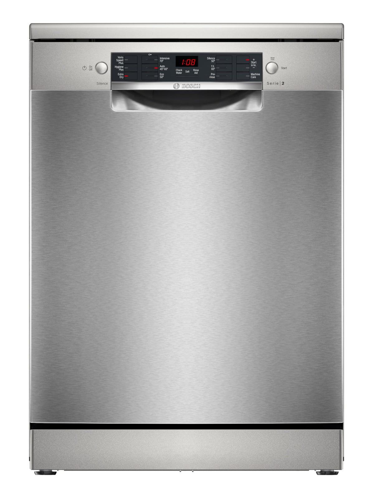 Bosch Series 2 SMS26AW08G Freestanding Dishwasher, 60cm, White