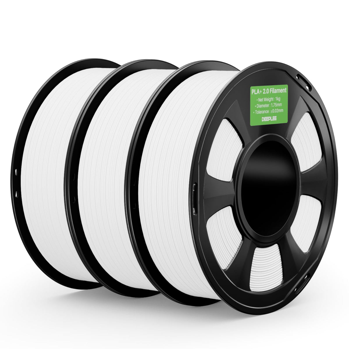 DEEPLEE PLA Plus 1.75mm Filament Beige/Brown 2KG Bundle