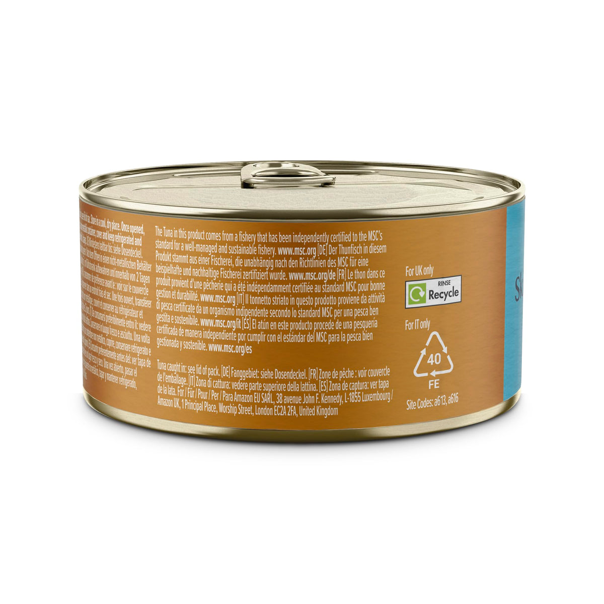 by Amazon MSC Skipjack Tuna Chunks in Spring Water, 4x145g