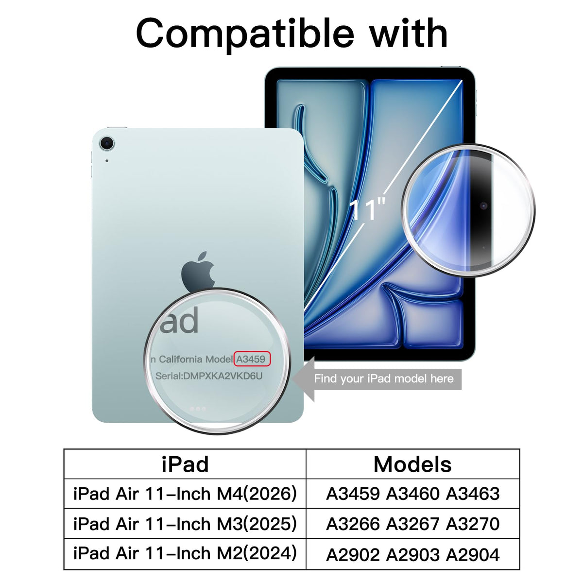 JETech Screen Protector for iPad (A16) 11th/10th Gen, 2-Pack