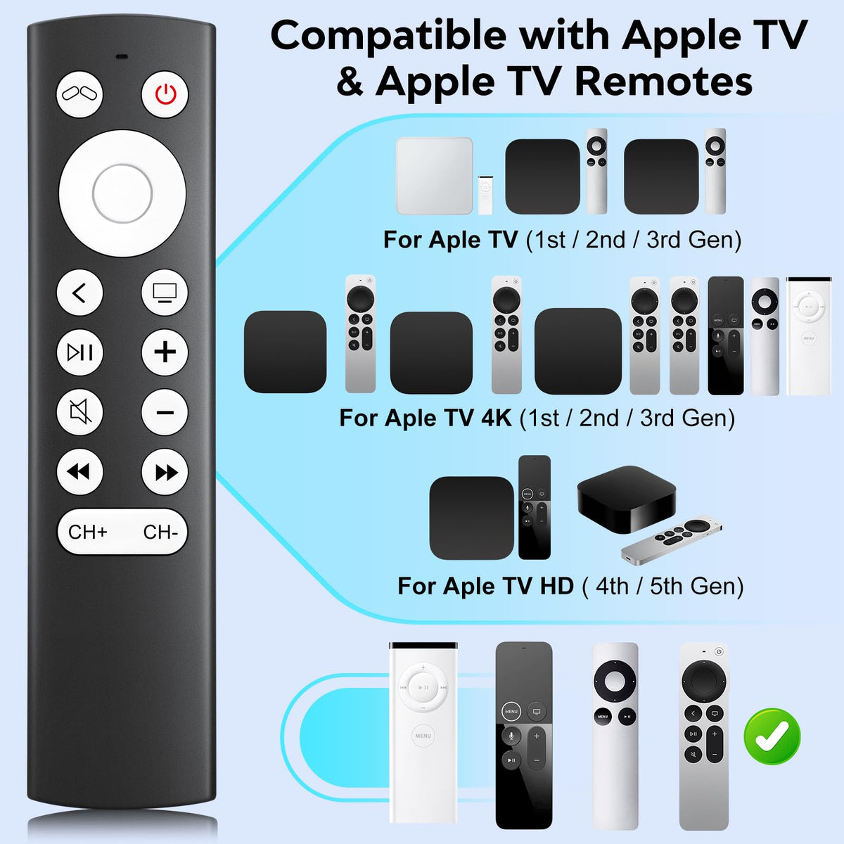 Universal-for-Samsung-Smart-TV-Remote, for Samsung Curved Qled Frame 4K TV