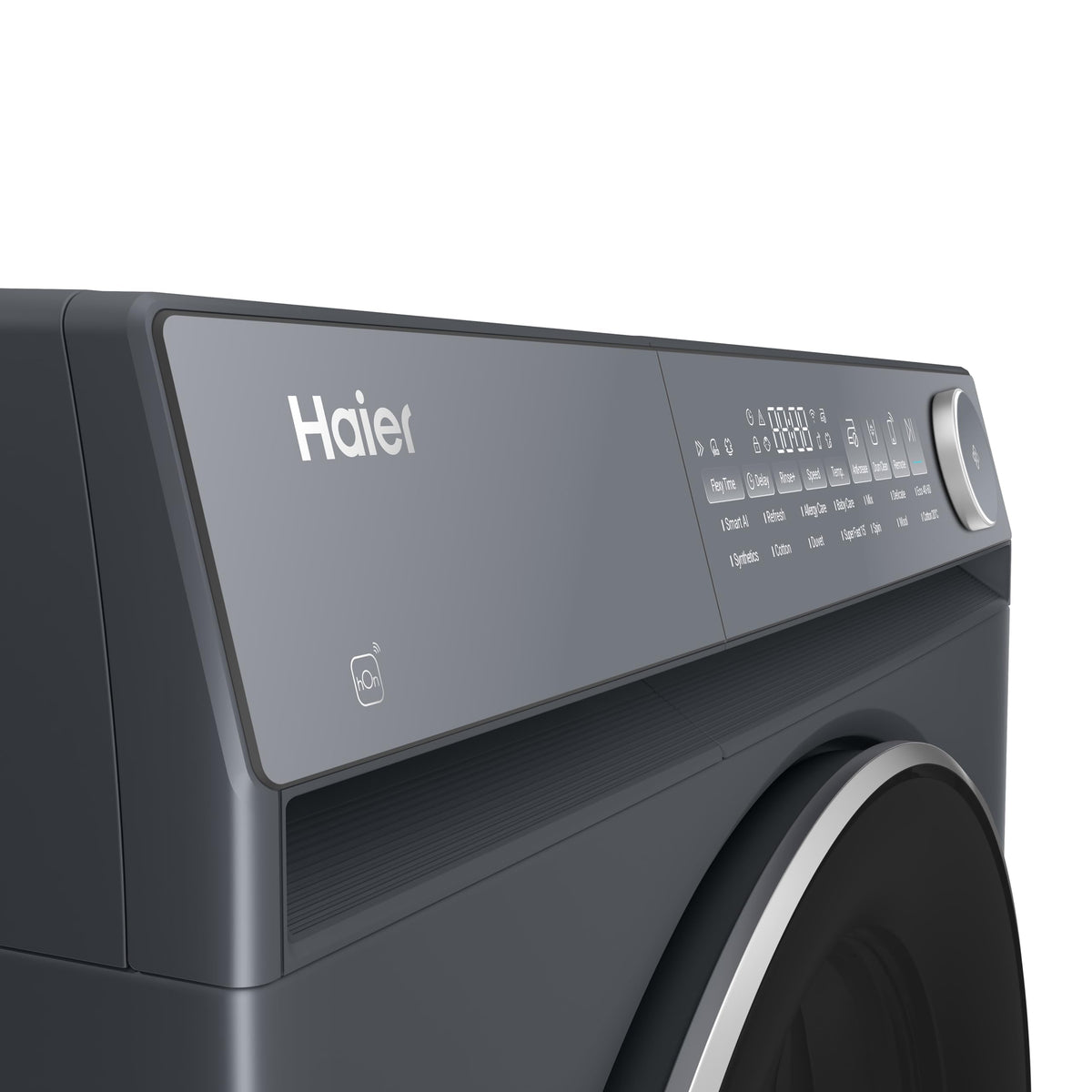 Haier X Series 5 Washing Machine, 13kg, Graphite & Black, A-20%, 1400 RPM