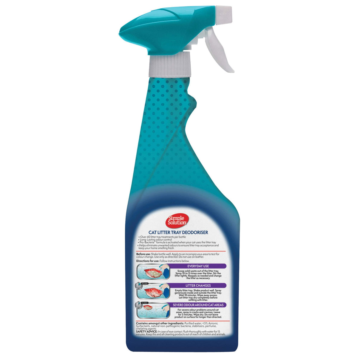Simple Solution Cat Litter Freshener with Enzymatic Cleaning Granules 600g