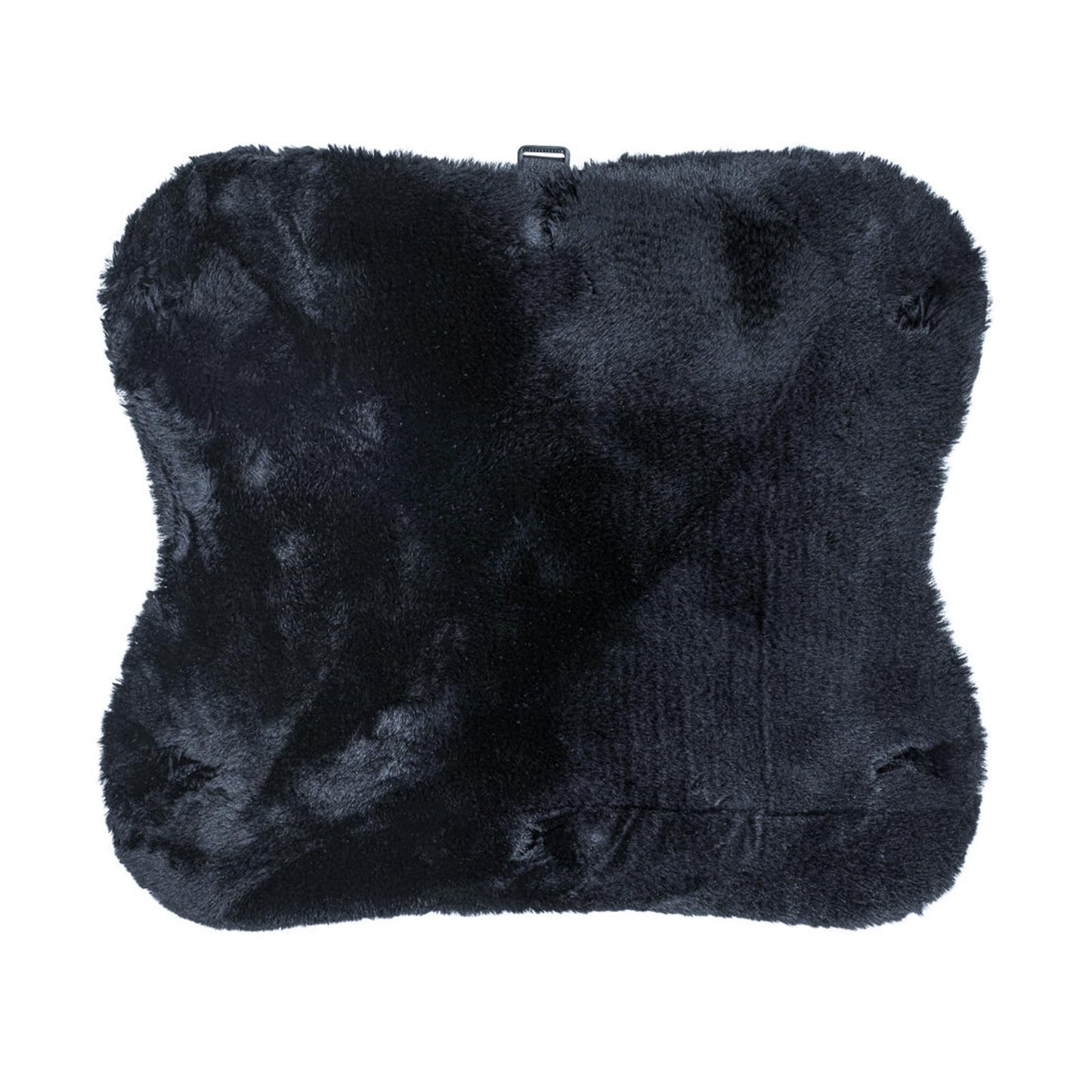 Sheepskin Handmuff for Stroller – Luxury Warm Winter Pram Hand Muff with Velcro Straps – Genuine Shearling Pushchair Handle Cover for Cold Weather Walks, Cosy Outdoor Accessory- 46cm×21cm (Black)