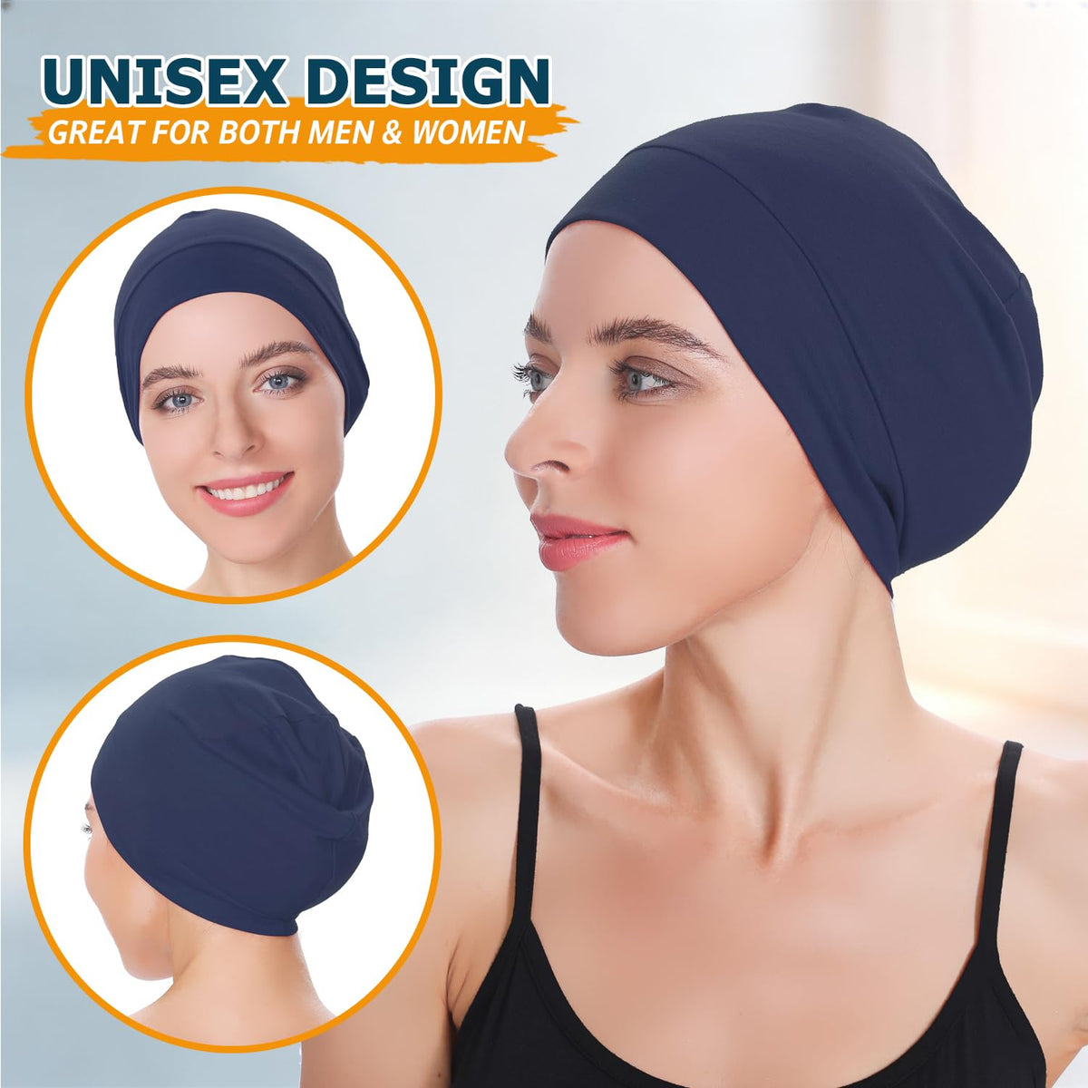 EINSKEY 100% Cotton Skull Caps for Men, Multipurpose Daily Wear Beanie Hat