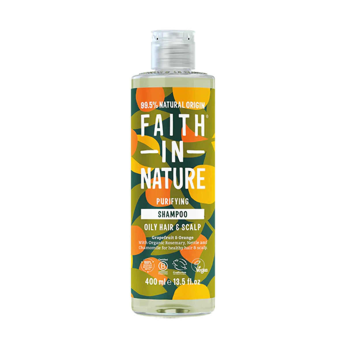 Faith In Nature Organic Coconut Shampoo, Hydrating for Dry Hair & Scalp, Vegan & Cruelty Free, No SLS, Silcones or Parabens, 400ml