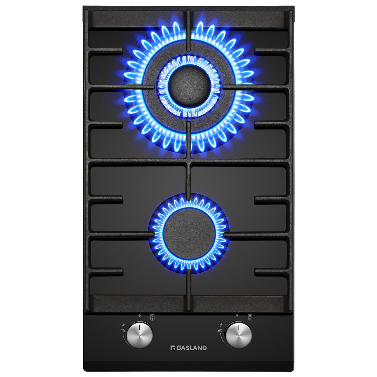 GASLAND GH60SF 60cm Built-in Gas Hob, 4 Burners Stainless Steel Gas Cooktop with Flame Failure Protection, NG/LPG Convertible, 8000W