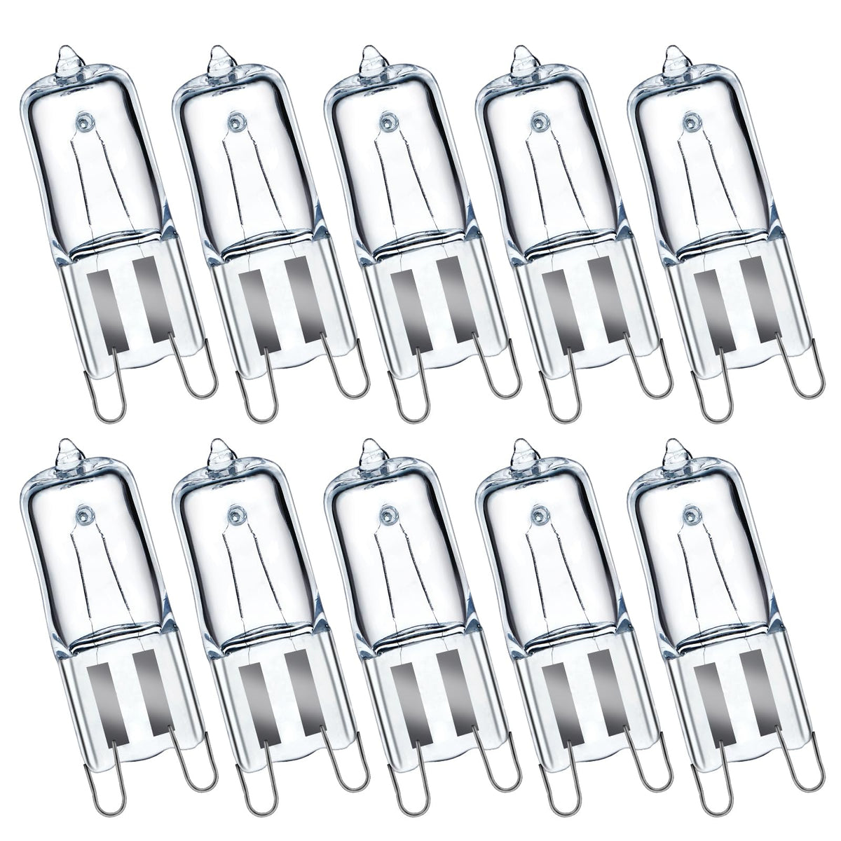 GMY G9 Halogen Bulbs 28W (29W) 230V 320Lm 2800K Warm White Dimmable Light Bulb for Ceiling Light 10 Pack