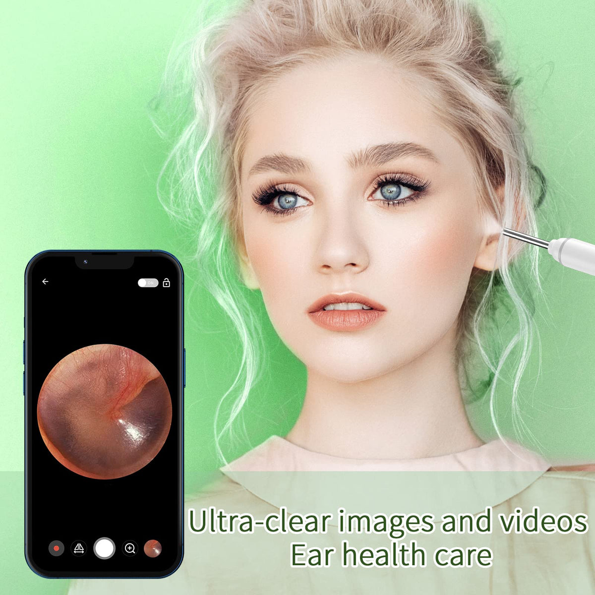 Ear Wax Removal Kit, 1920P HD Ear Cleaner with Camera Ear Wax Remover Tool