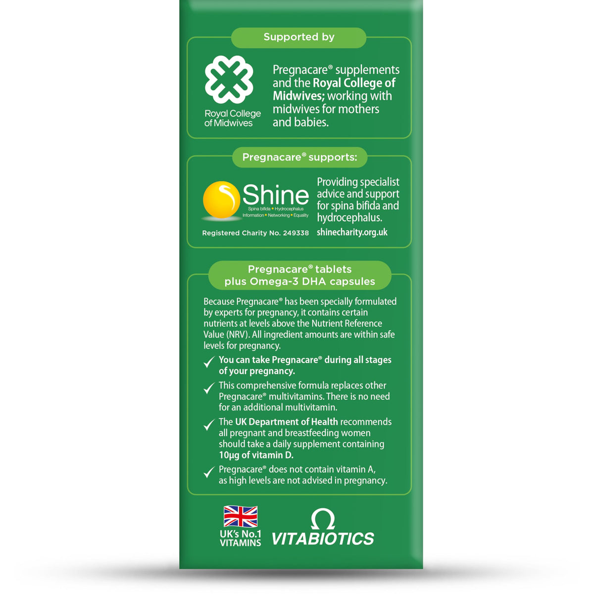Pregnacare MAX Pregnancy Vitamins - UK's No.1 Pregnancy Brand. Greater Prenatal Care for Women, Supplement with Added Omega-3 DHA for Normal Brain and Eye Development