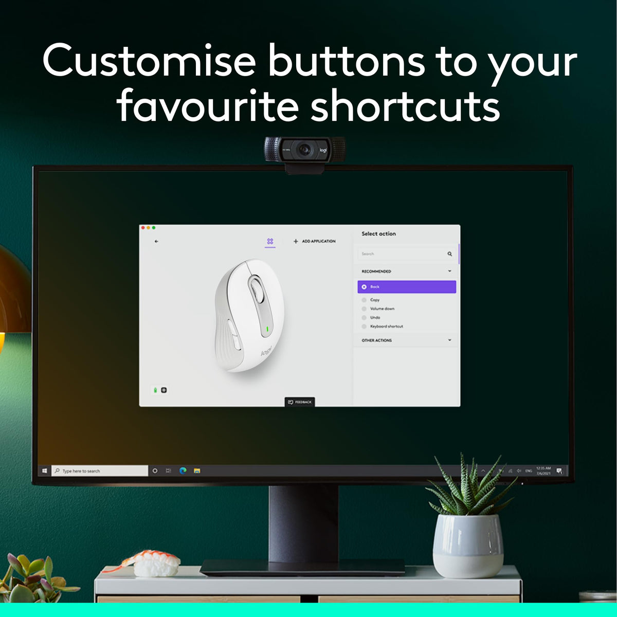 Logitech Signature M650 L Full Size Wireless Mouse - For Large Sized Hands