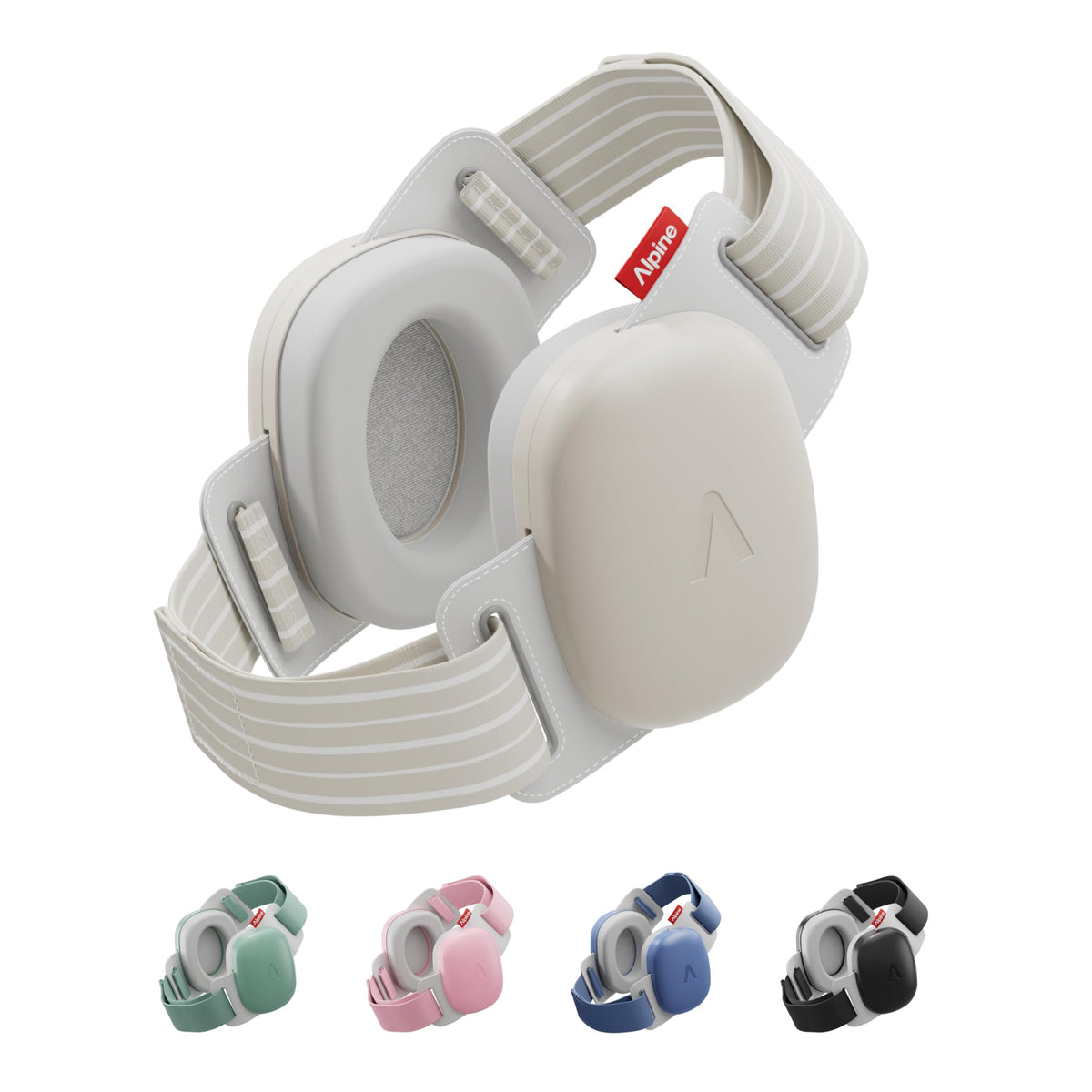Alpine Muffy Baby Comfort Ear Defenders, Adjustable up to 48 months, Green