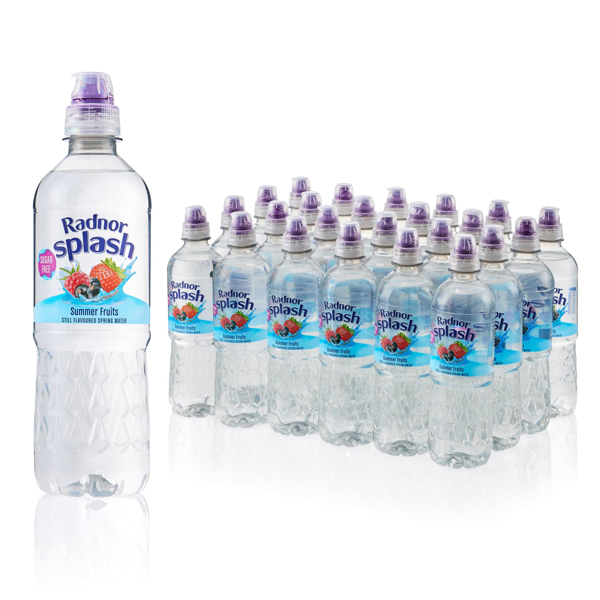 Radnor Splash Flavoured Water Sugar Free 500ml - Pack of 24 (Strawberry)