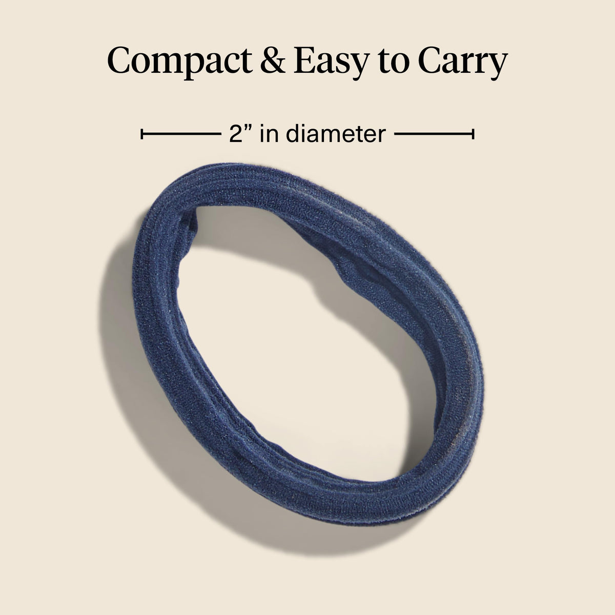 Kitsch Soft Nylon Hair Ties No Damage 6pcs - Black