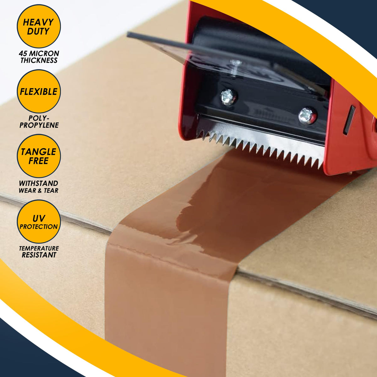 iSOUL Parcel Tape, 6 Rolls Packing Tape Strong Heavy Duty Fragile Tape 48mm x 66m For Packing Boxes Packaging Tape Moving tape Parcel Tape Strong Fragile, Packing Tape Strong for Moving House