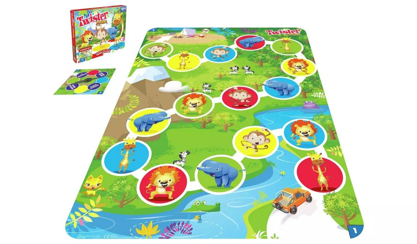 Hasbro Gaming Twister Game, Family and Kids Party Game, Twister Board Game Ages 6 and Up, Indoor and Outdoor Classic Game - English Version