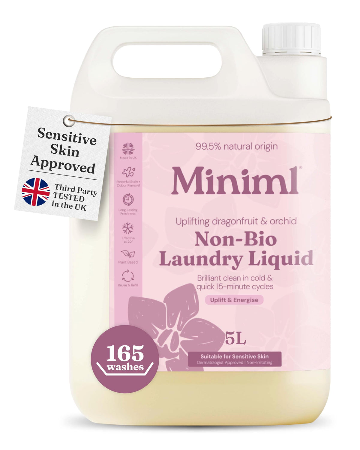 Miniml Eco Laundry Liquid Washing Detergent 5L Refill – Fresh Linen
