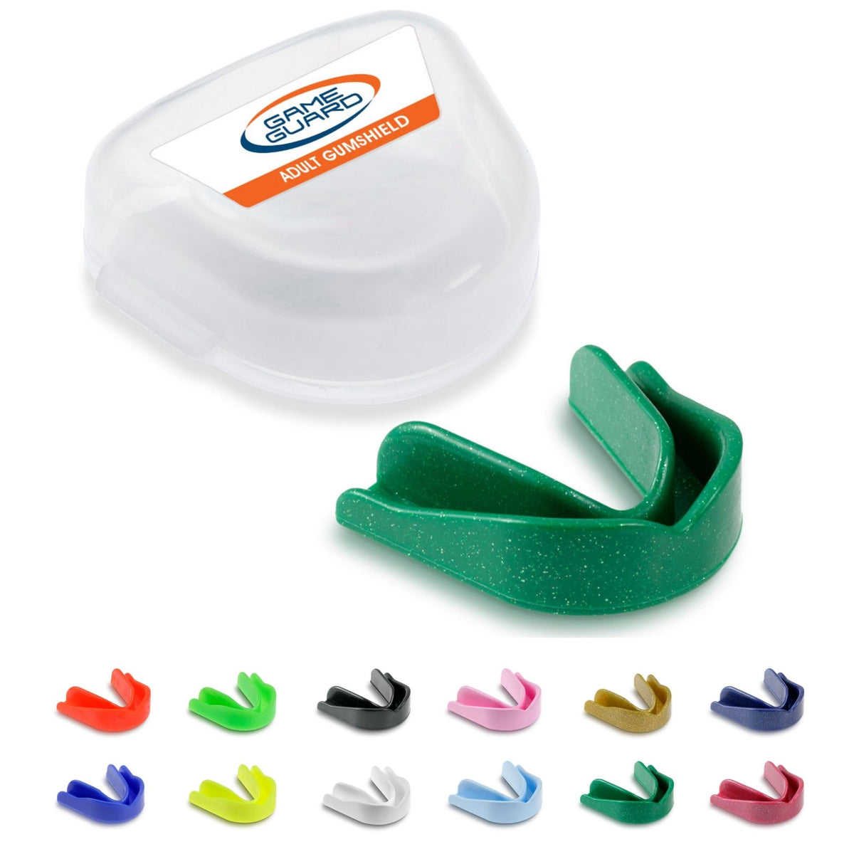 GAME GUARD Sports Mouthguard – Easy Fit Boil & Bite Gum Shield for Kids/Junior (Age 8+) – Mouth Guard for Rugby, Hockey, GAA – Ideal for Schools and Clubs (Baby Pink)