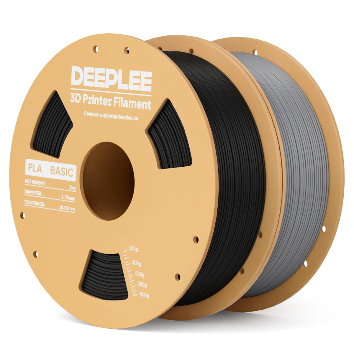 DEEPLEE PLA Filament 1.75mm, Basic 3D Filaments Beige 1kg