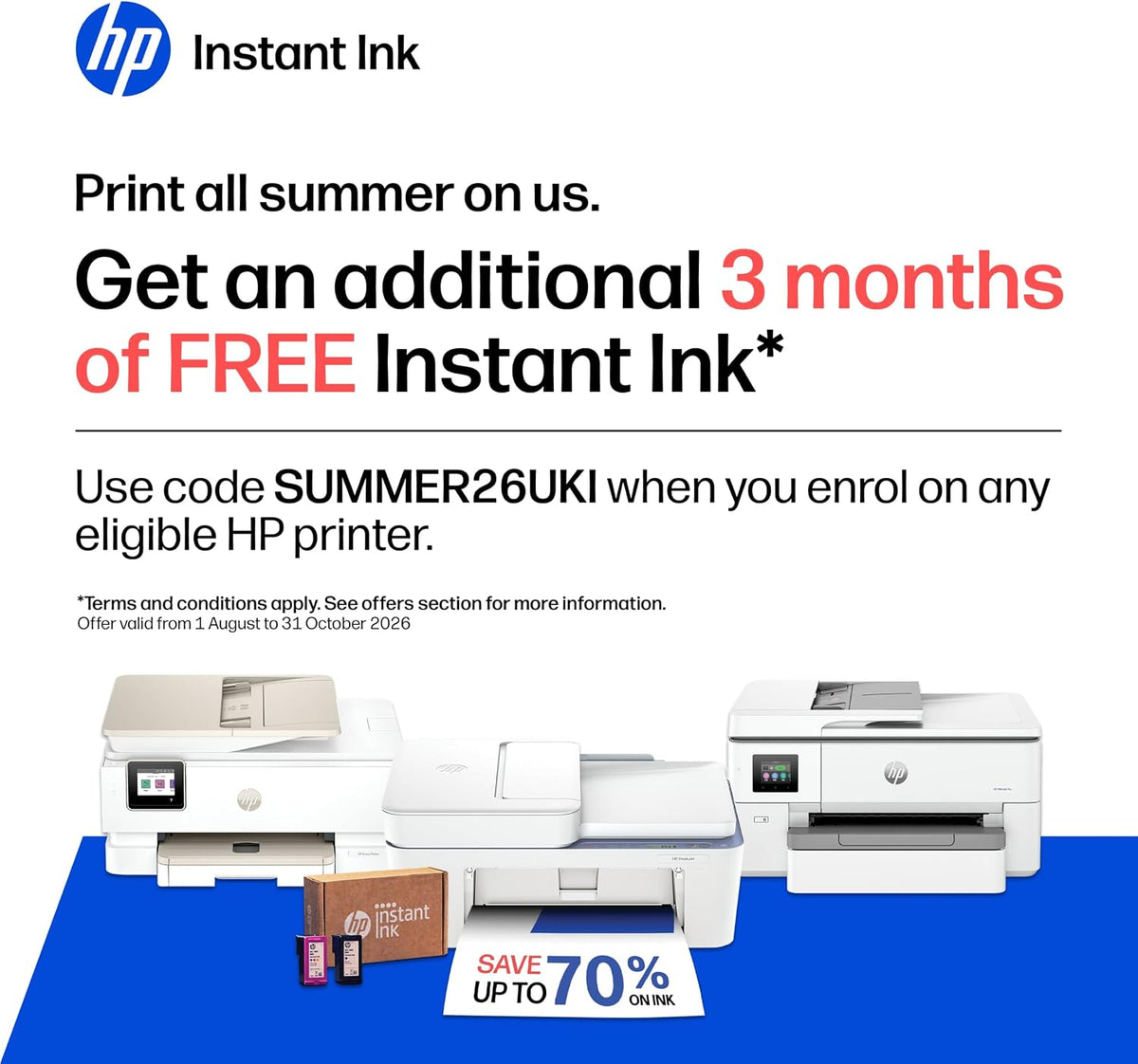 HP Envy 6120e All in One Printer | Perfect for Home | Colour | Wireless | Print, Scan & Copy | 3 Months of free Instant Ink | Easy Setup & Reliable Wi-Fi | White
