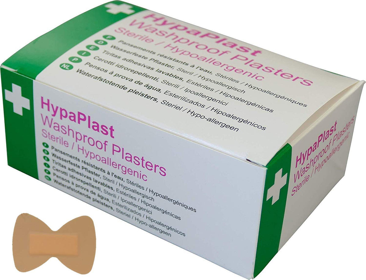 Safety First Aid Group HypaPlast Pink Washproof Plasters, 7.2 x 2.5 cm (Pack of 100)