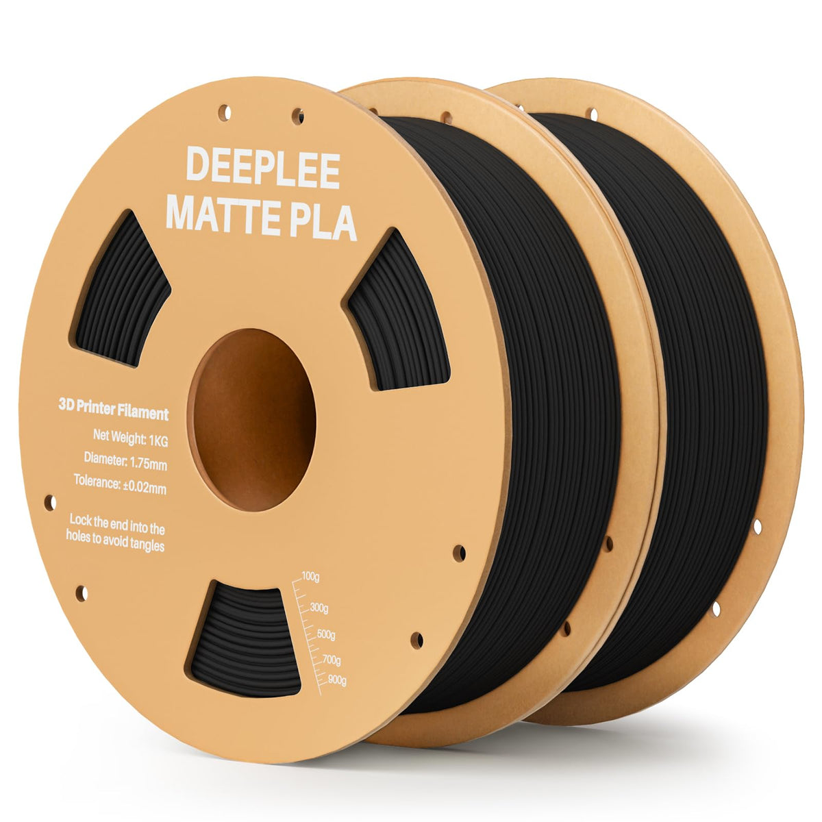 DEEPLEE Matte PLA Filament 1.75mm Matte White 1kg