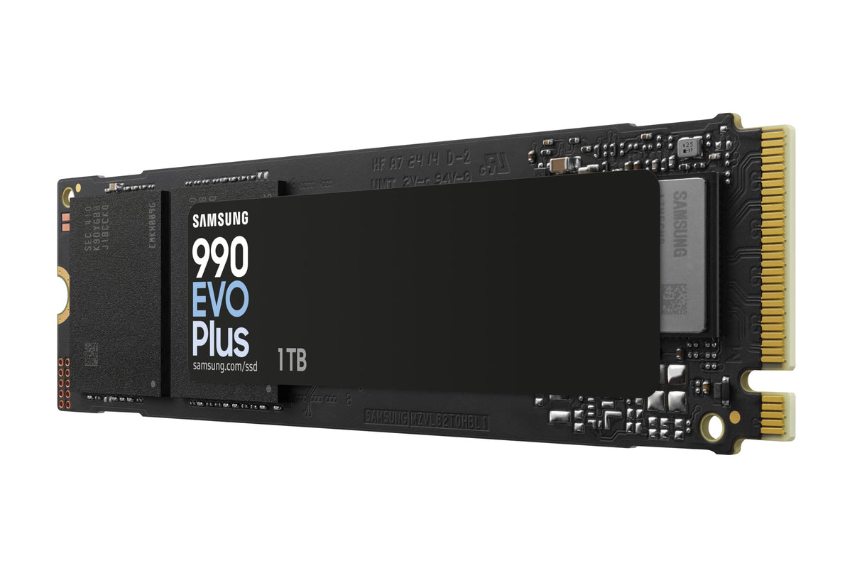 Samsung 990 PRO 1TB PCIe 4.0 (up to 7450 MB/s) NVMe M.2 (2280) Internal Solid State Drive (SSD) (MZ-V9P1T0BW)