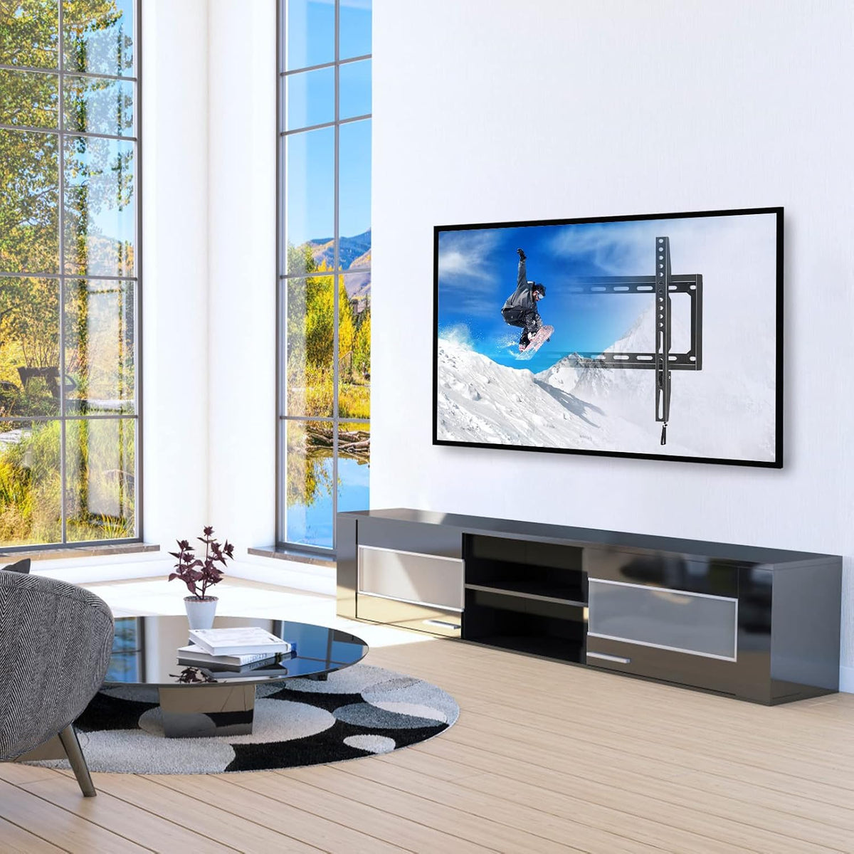 Mounting Dream Fixed TV Wall Bracket for 26-60" TV Max VESA 400x400mm 45kg