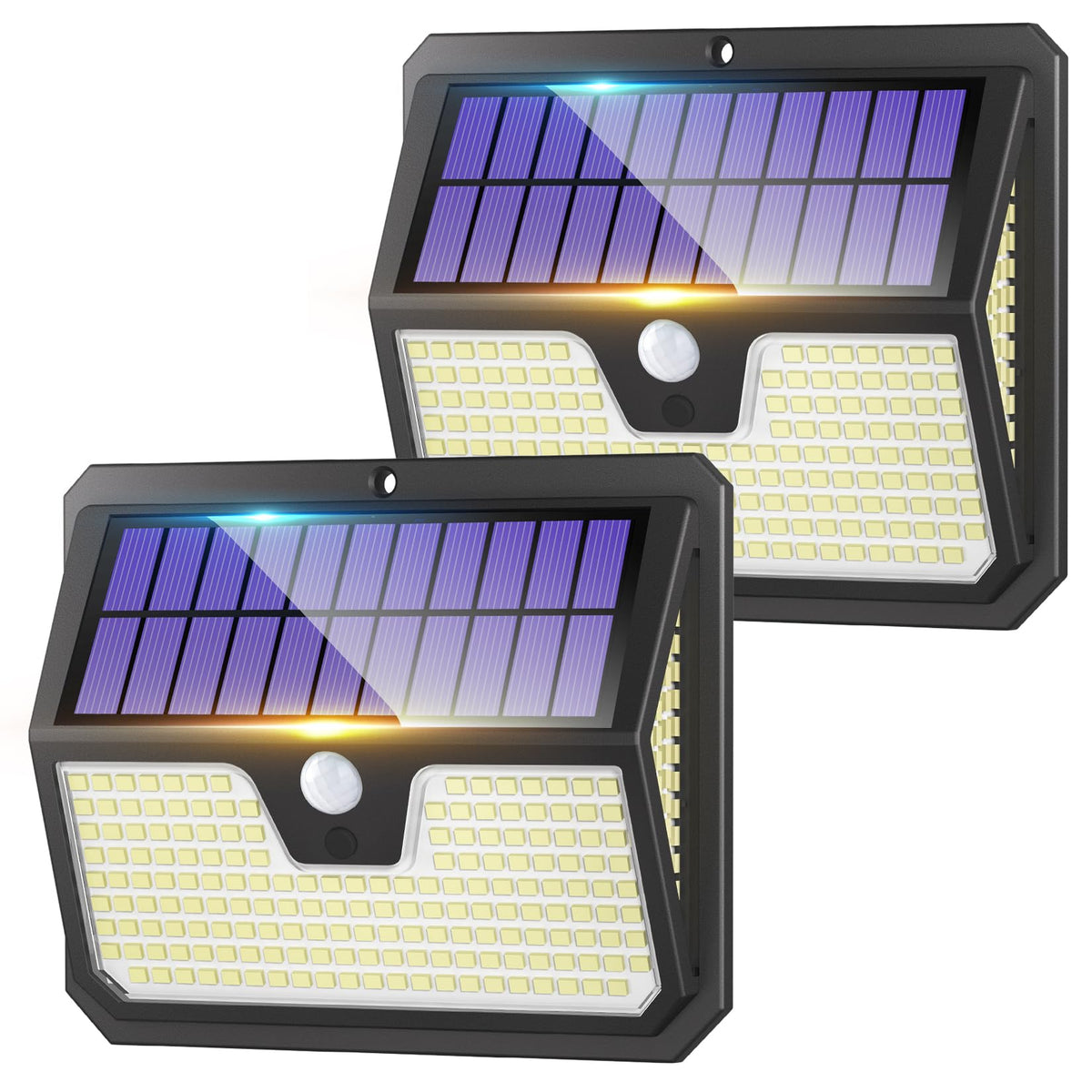 Outdoor Garden Solar Security Lights - 6 Pack Solar Motion Sensor Light