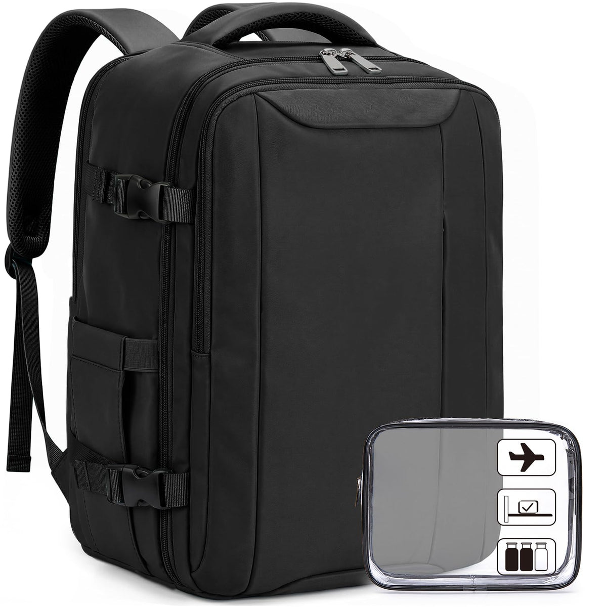 Xkdoai for Ryanair Cabin Bags 40x30x20,Backpack with TSA Approved Clear Bag