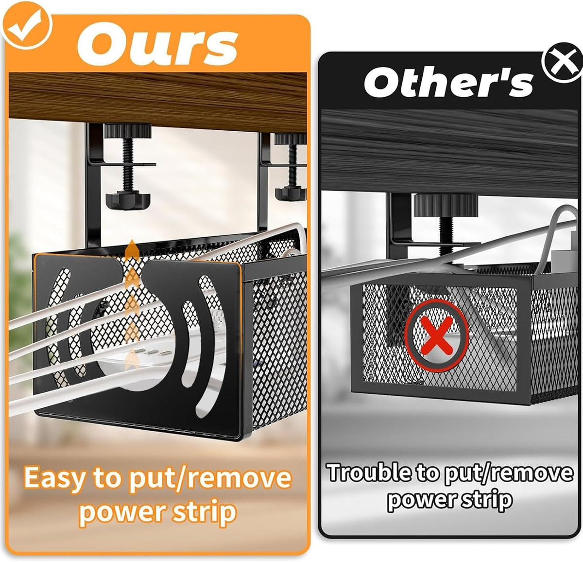 Cable Management, Under Desk Cable Management, Desk Cable Tidy