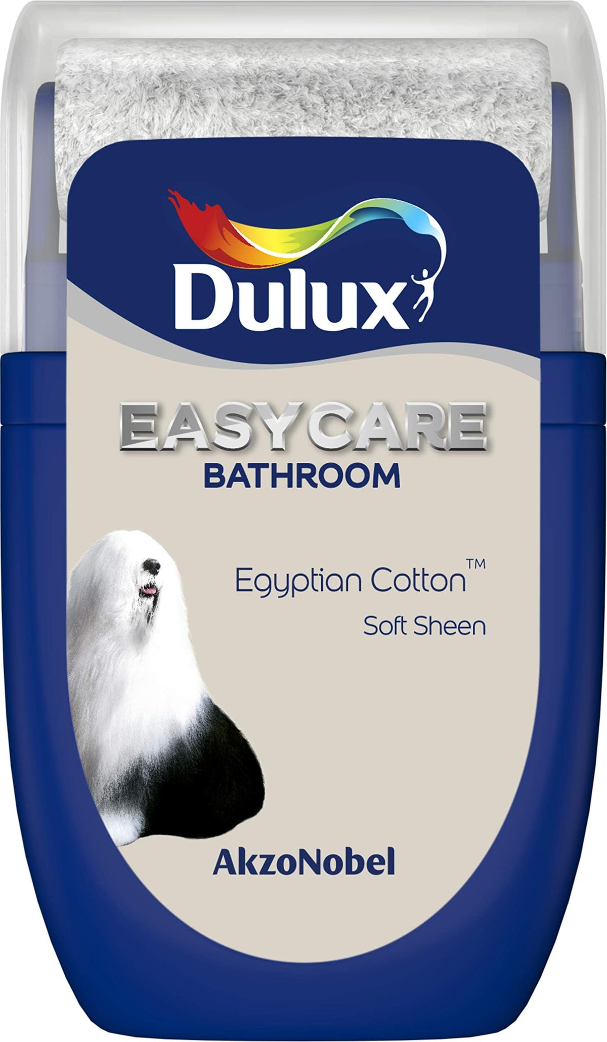 Dulux 5275836 Easycare Bathroom Soft Sheen Emulsion Paint For Walls And Ceilings - Mossy Stone 2.5L