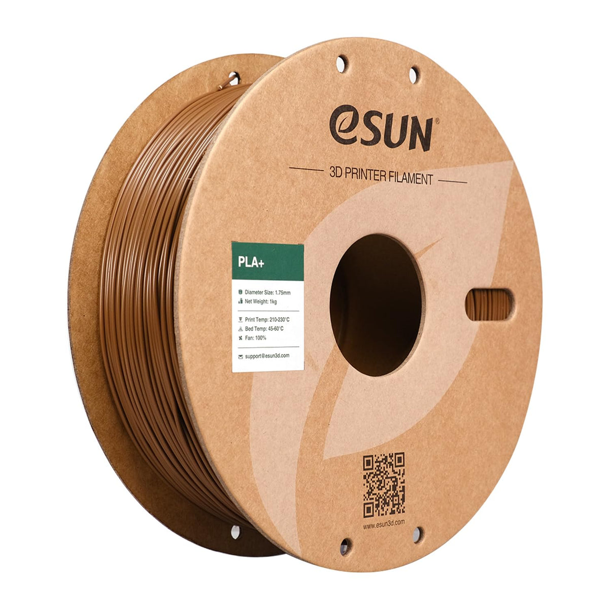 eSUN PLA+ 3D Printing Filament 1KG(2.2lbs), Enhanced Toughness, Cold White