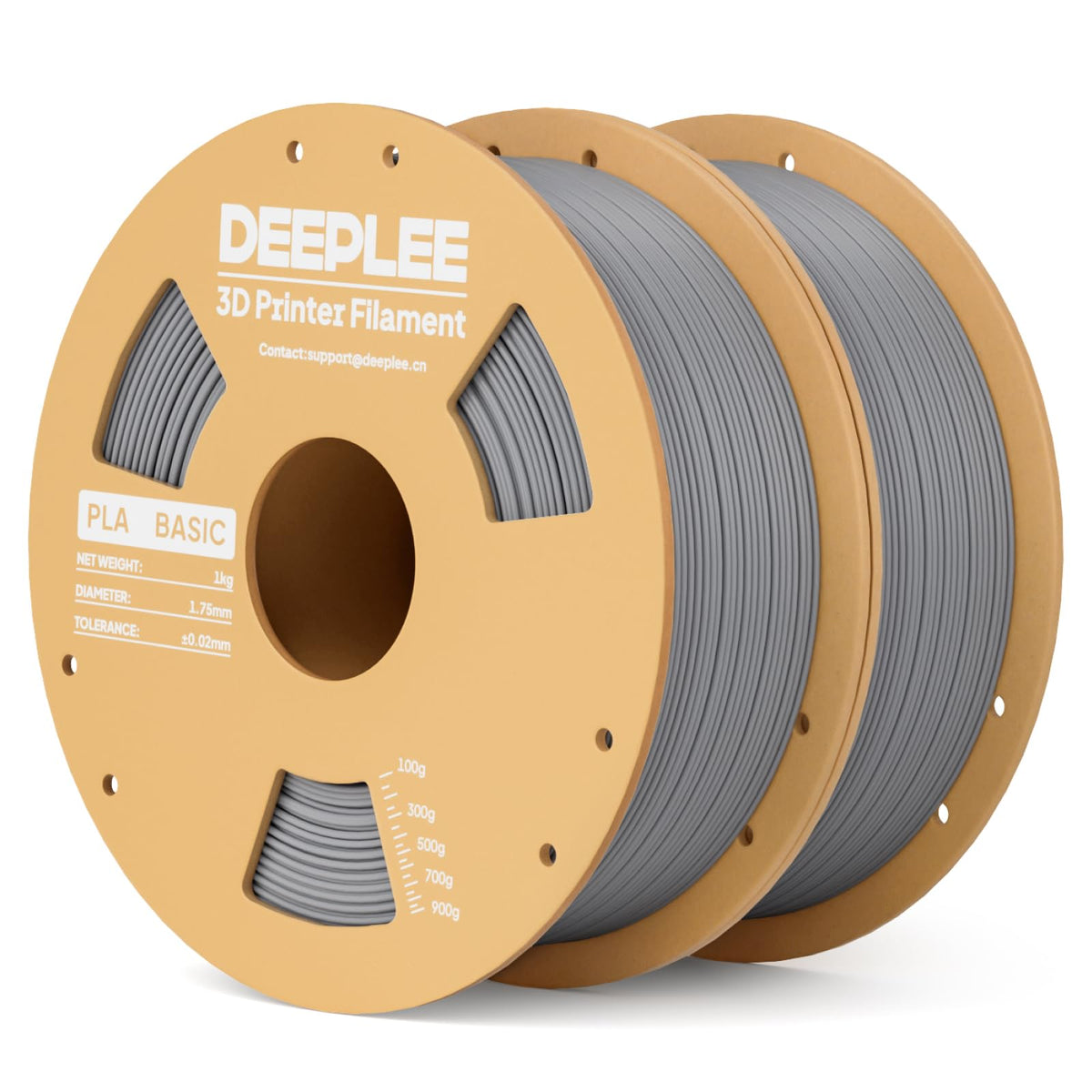 DEEPLEE PLA Filament 1.75mm, Basic 3D Filaments Beige 1kg