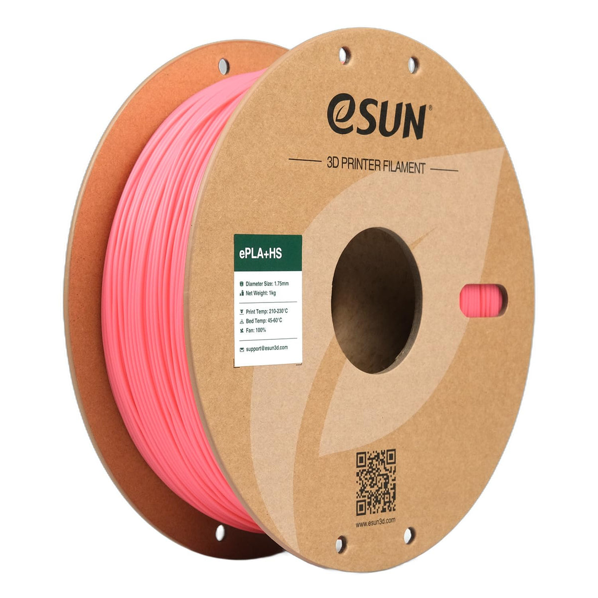 eSUN PLA+ Filament 1KG, PLA+HS High Speed 3D Printer Filament, Cold White
