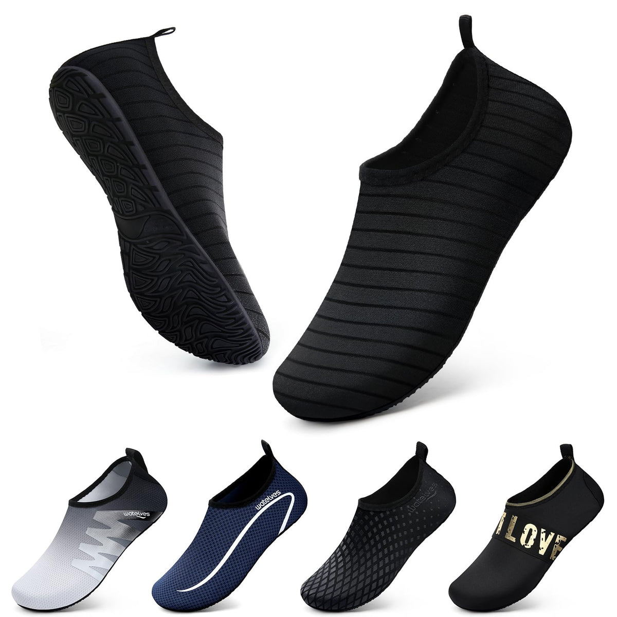 Swim Water Shoes Aqua Socks Barefoot for Sea Beach Swimming Shoes Pool Ladies Women Mens