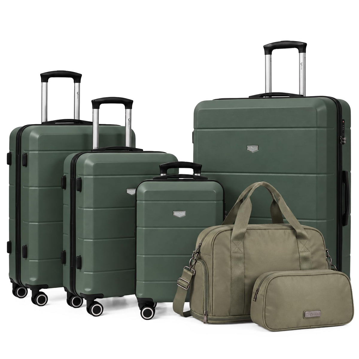 LUGG Jetset 40cm Suitcase 40x30x20cm, Ryanair Compatible Underseat Size, Hard Shell ABS, Spinner with Removable Wheels, Lightweight Travel Luggage, 1 Year Warranty