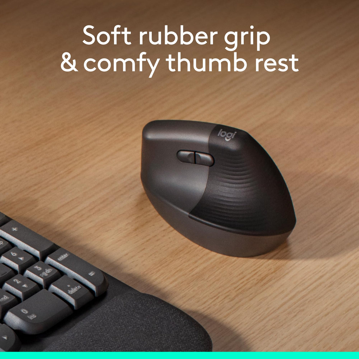 Logitech Wave Keys & Lift Vertical Mouse