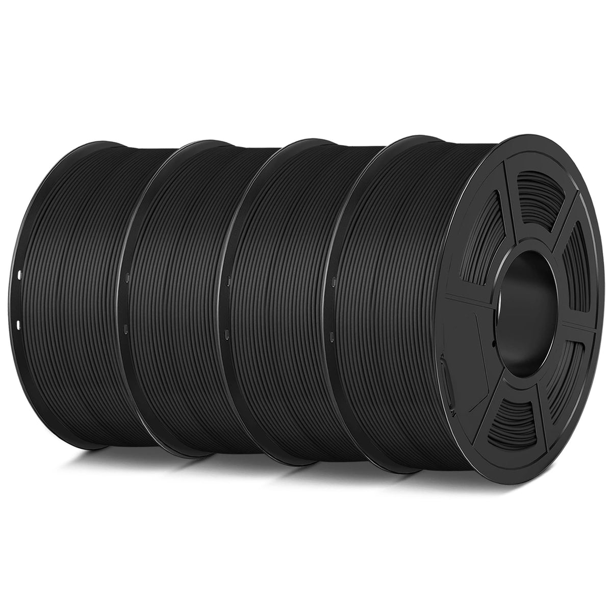 SUNLU Matte PLA 3D Printer Filament 1.75mm, Matte Black 1KG