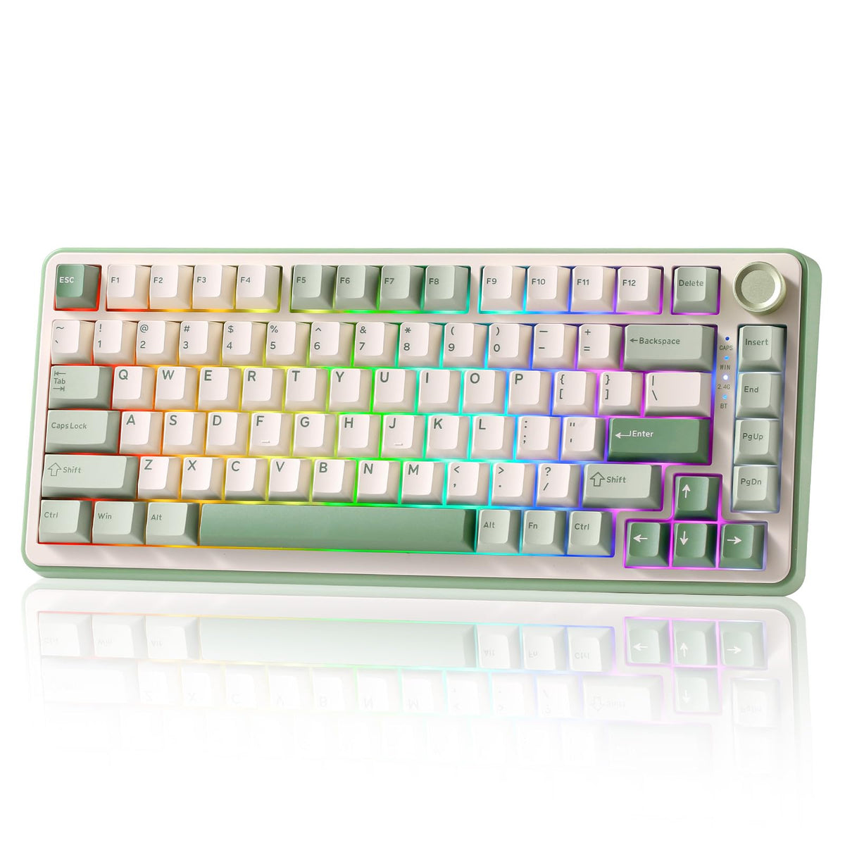 YUNZII B75 PRO 75% Wireless Mechanical Keyboard (Black Heart,Cocoa Switch)