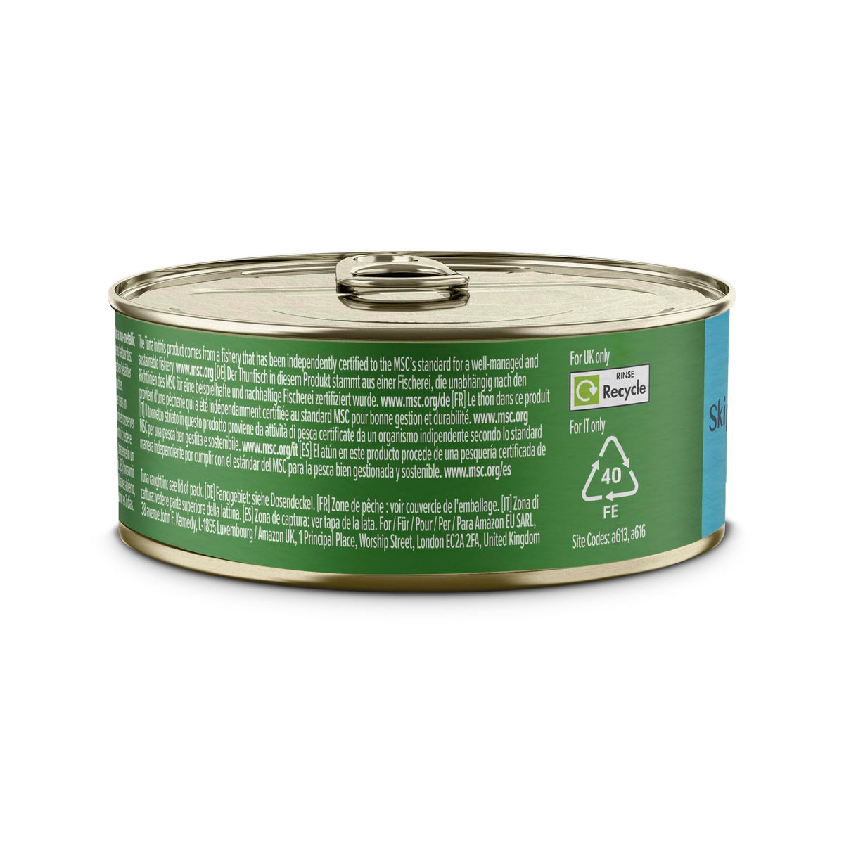 by Amazon MSC Skipjack Tuna Chunks in Spring Water, 4x145g