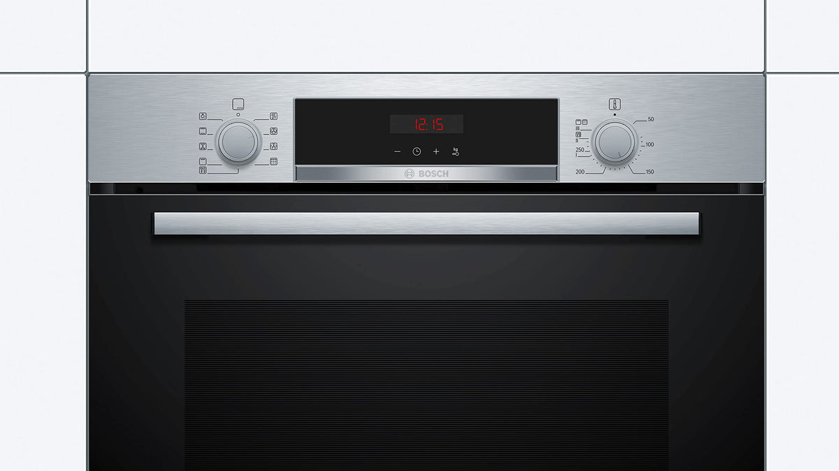 Bosch Series 2 HHF113BR0B Built-in Single Oven, A Rated, Stainless Steel