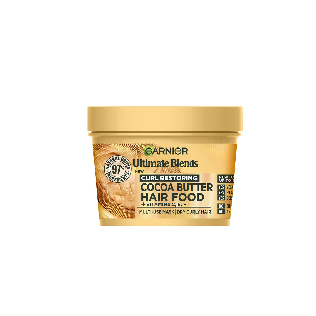 Garnier Hair Food Multi-use, 3-in-1 Hair Treatment Mask, Banana, 400ml