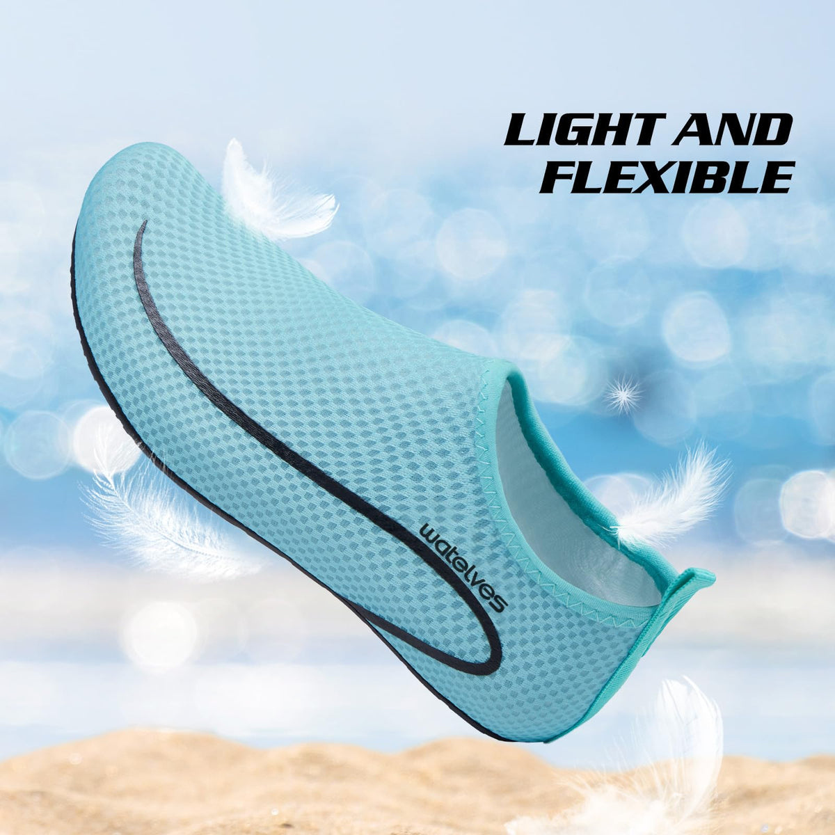 Swim Water Shoes Aqua Socks Barefoot for Sea Beach Swimming Shoes Pool Ladies Women Mens